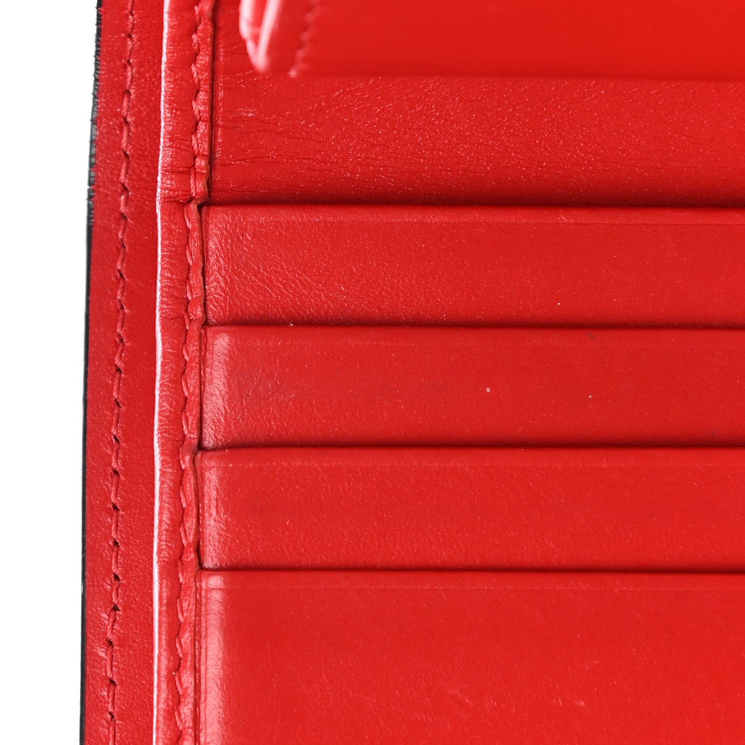 Christian Louboutin Grained Calfskin Star Studded Bi-Fold Wallet Nude Multimetal 8 of 11