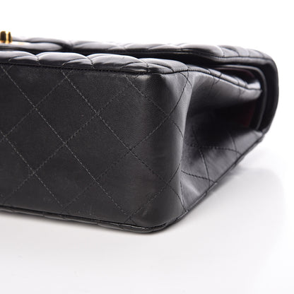 Chanel Lambskin Quilted Jumbo Double Flap Black 9 of 11