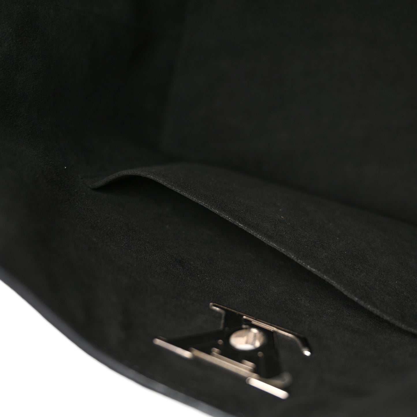 Calfskin Lockme Hobo Black