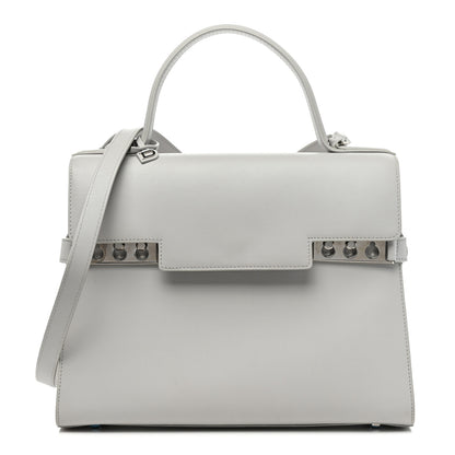 Delvaux Calfskin GM Tempete Satchel Grey 1 of 9