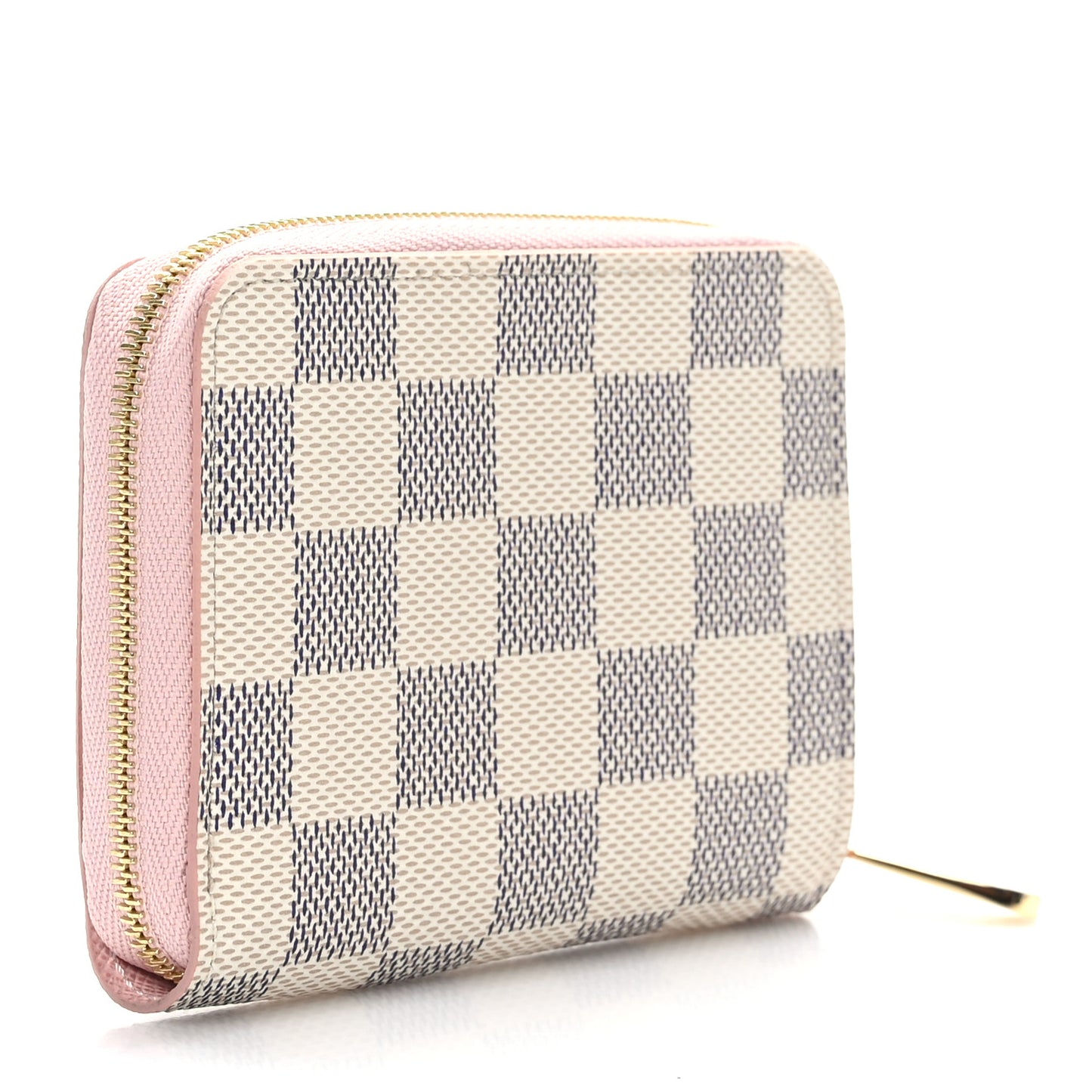 Damier Azur Zippy Coin Purse Rose Ballerine