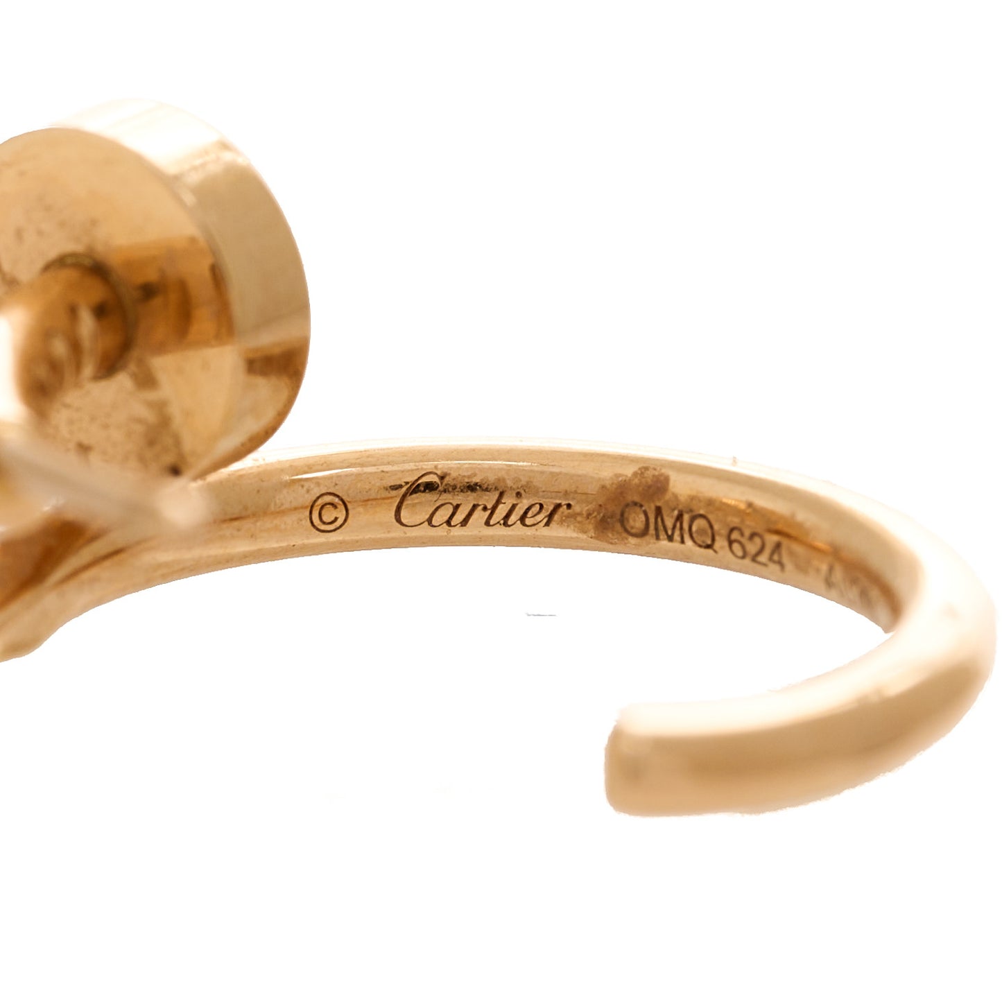18K Pink Gold Juste Un Clou Hoop Earrings