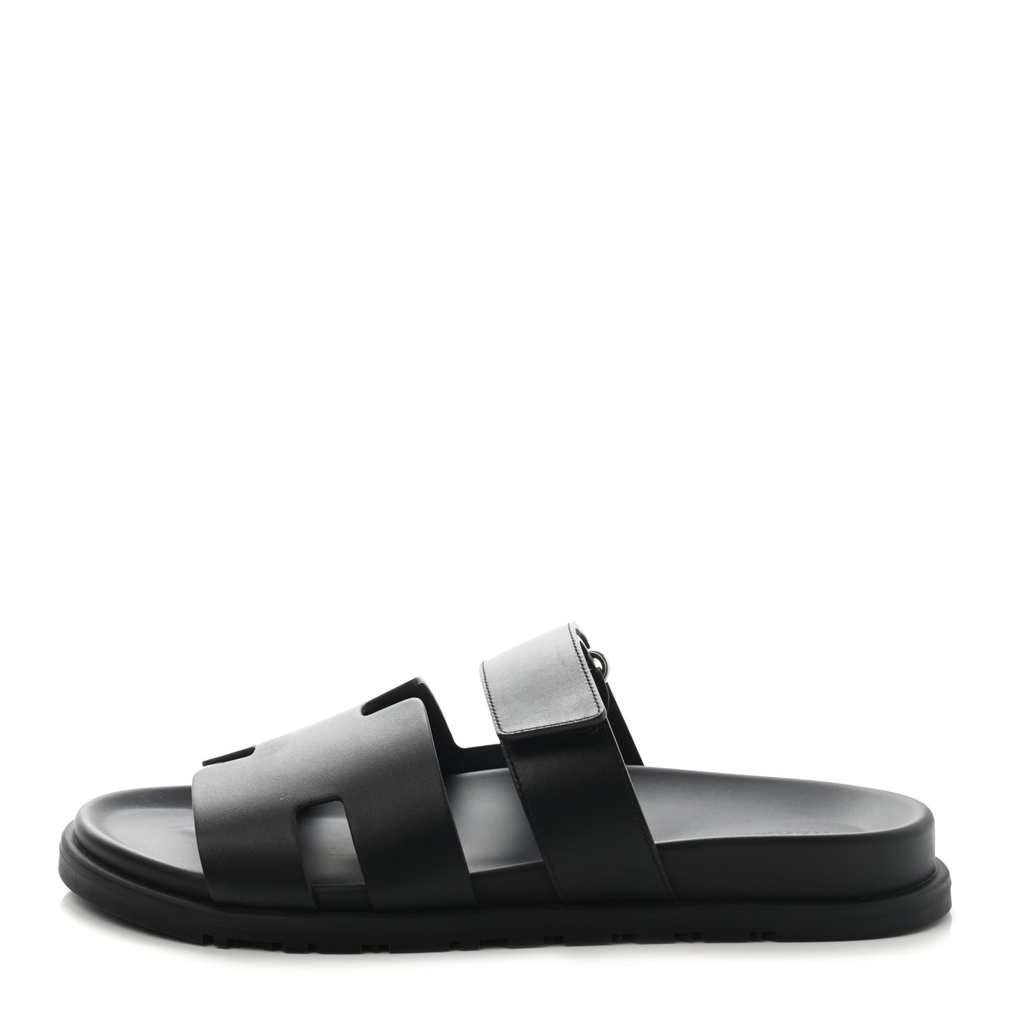 Calfskin Mens Chypre Sandals 42 Black