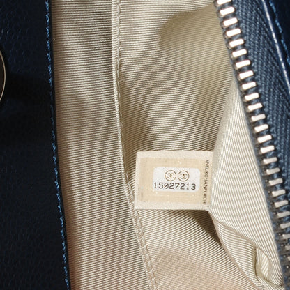 Chanel Caviar Grand Shopping Tote GST Blue 6 of 7
