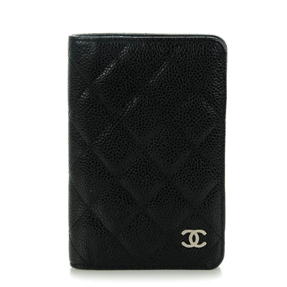 Chanel Caviar Quilted Agenda Cover Black 1 of 8