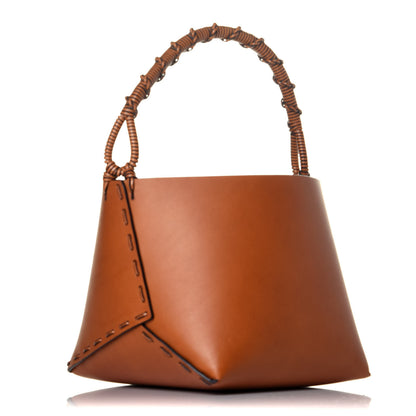Loewe Calfskin Square Bucket Bag Honey 3 of 6
