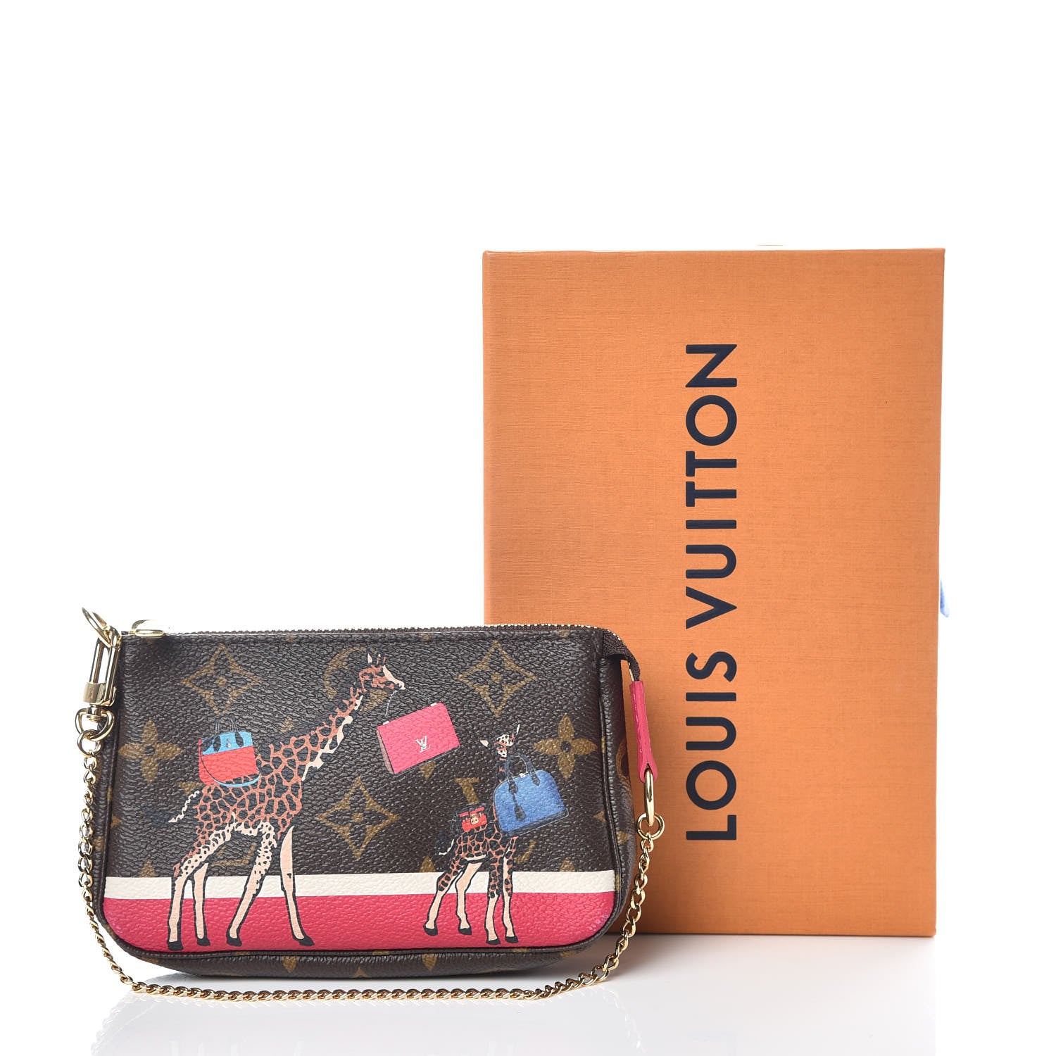 Louis Vuitton Monogram 2017 Christmas Animation Mini Pochette Accessories 8 of 8