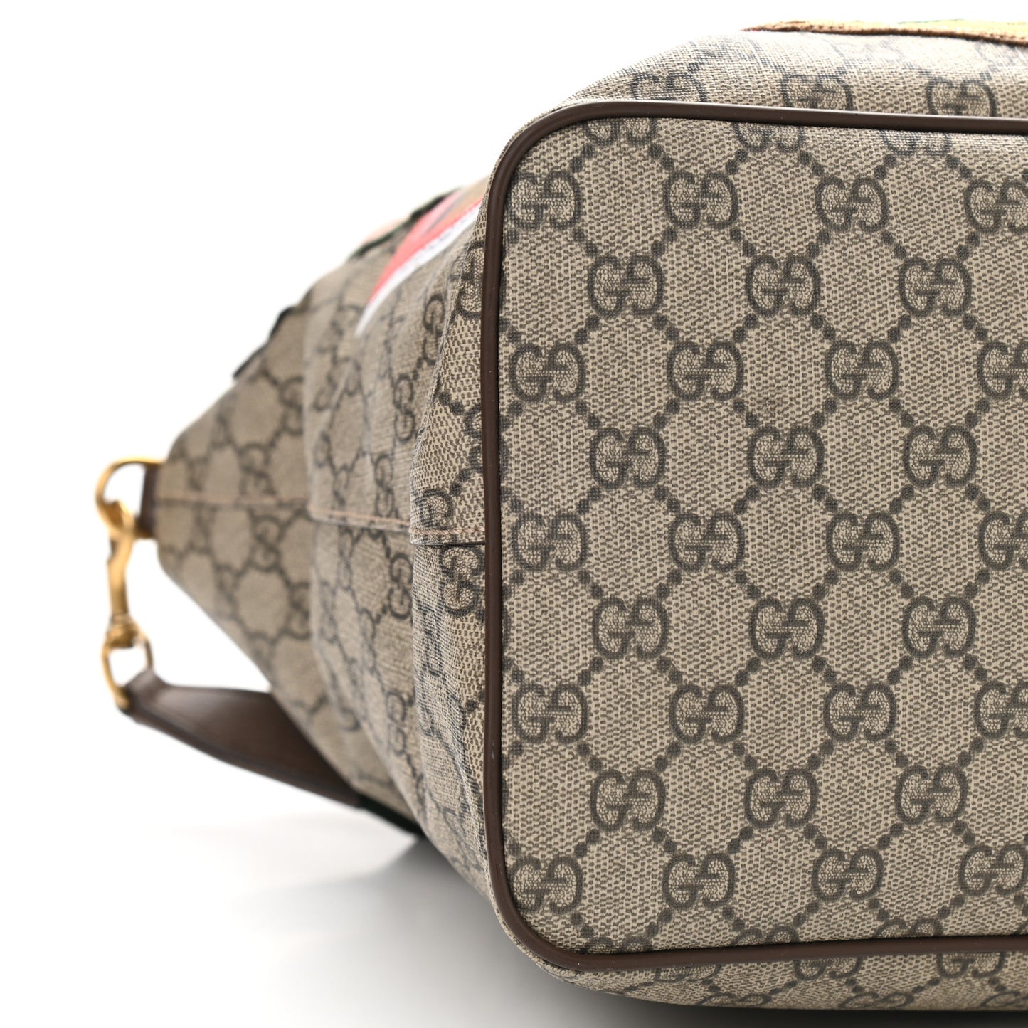 Soft GG Supreme Monogram Courrier Medium Crossbody Tote Beige New Acero