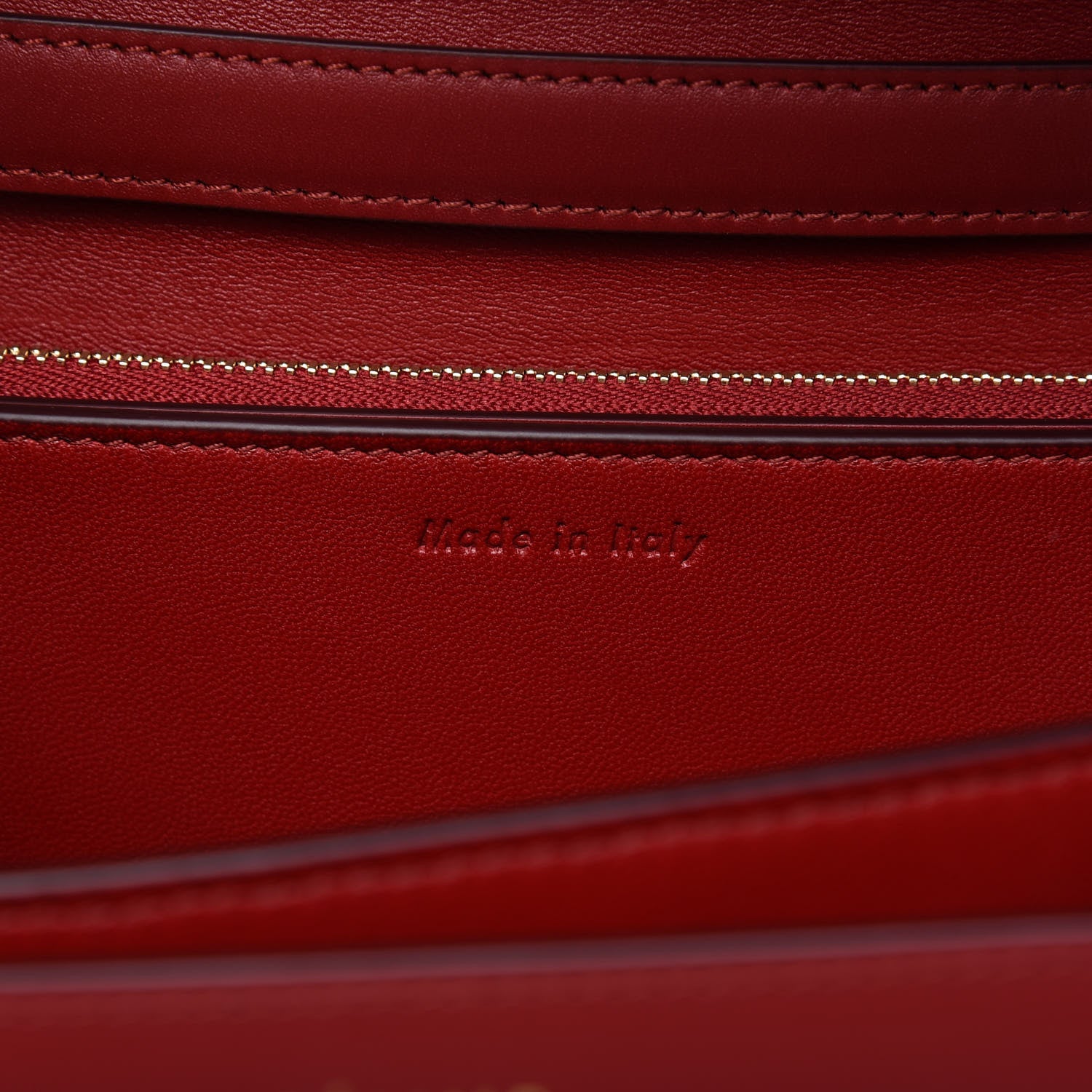 Celine Box Calfskin Medium Classic Box Flap Bag Red 9 of 9