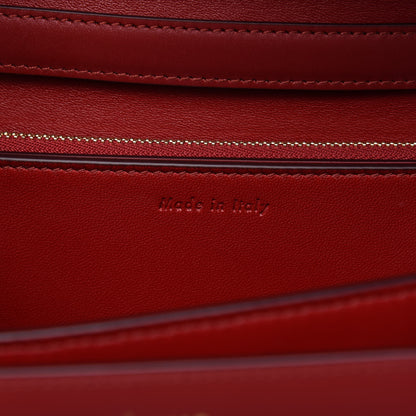 Celine Box Calfskin Medium Classic Box Flap Bag Red 9 of 9