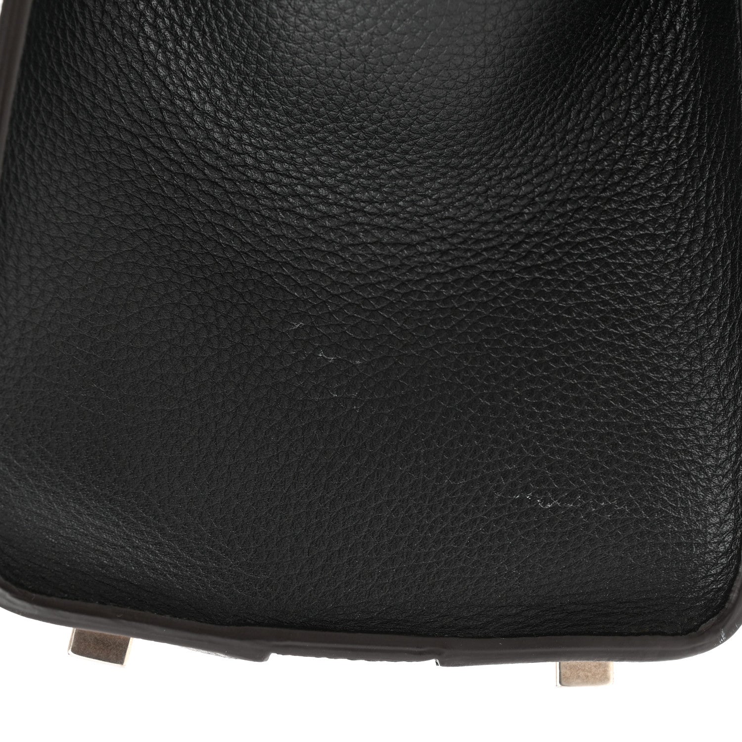 Celine Drummed Calfskin Micro Luggage Black 10 of 10