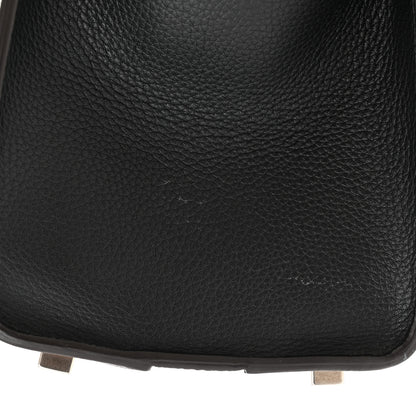 Celine Drummed Calfskin Micro Luggage Black 10 of 10