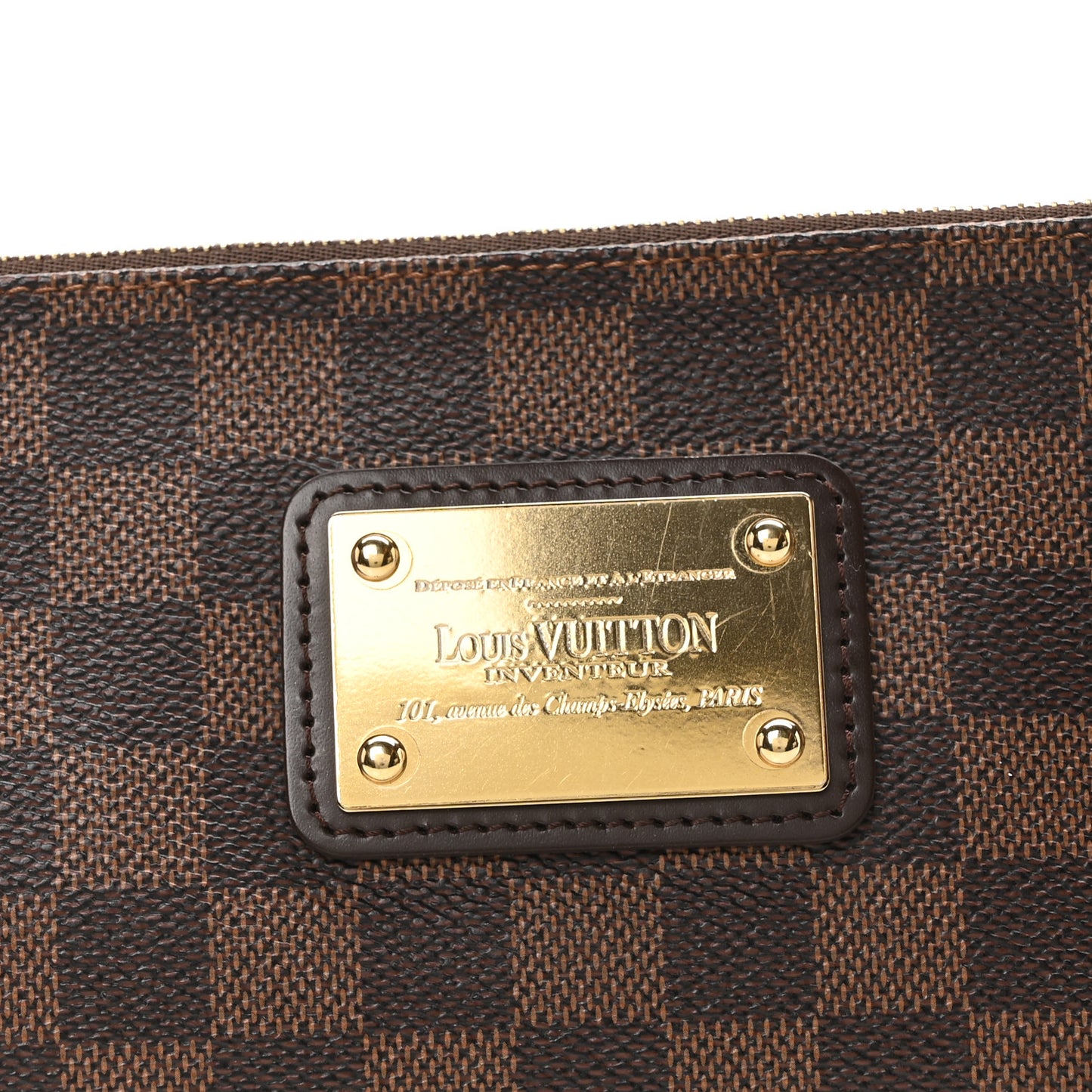 Damier Ebene Eva Clutch