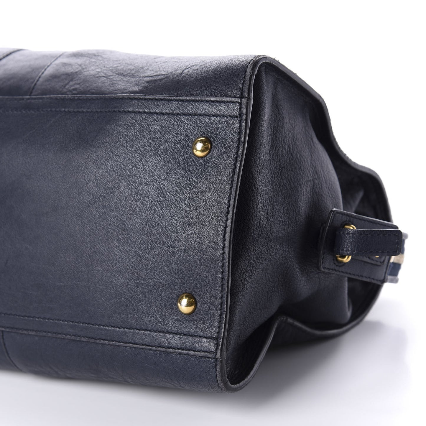 Sheepskin Medium Cabas ChYc Navy