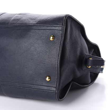 Saint Laurent Sheepskin Medium Cabas ChYc Navy 7 of 11