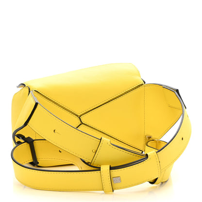 Loewe Calfskin Mini Puzzle Bumbag Lemon 3 of 9