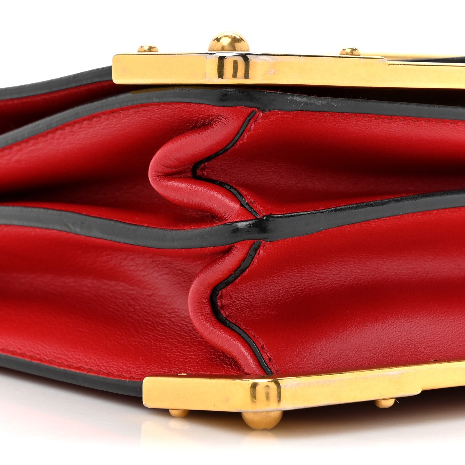 Prada City Calfskin Saffiano Cahier Bag Fuoco Black 9 of 12