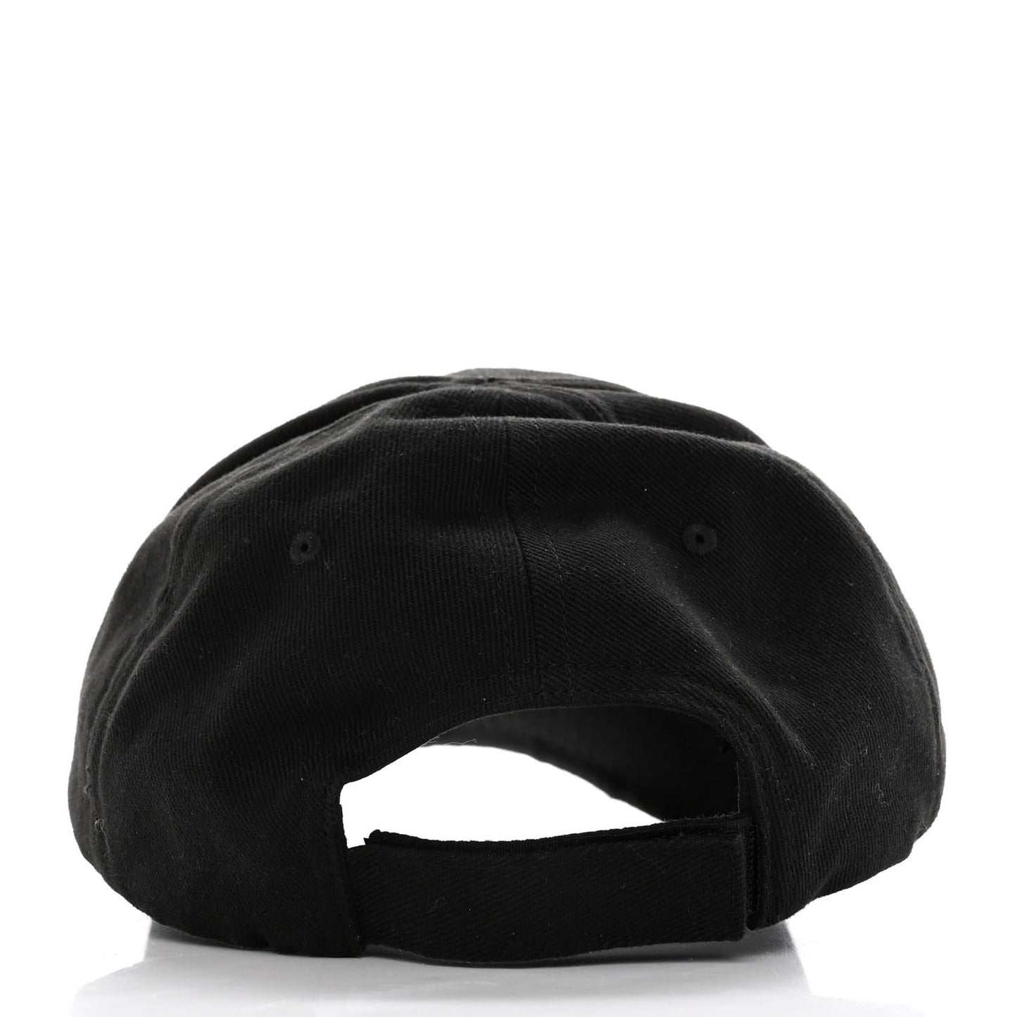 Cotton Logo Classic Baseball Cap 58 L Black White