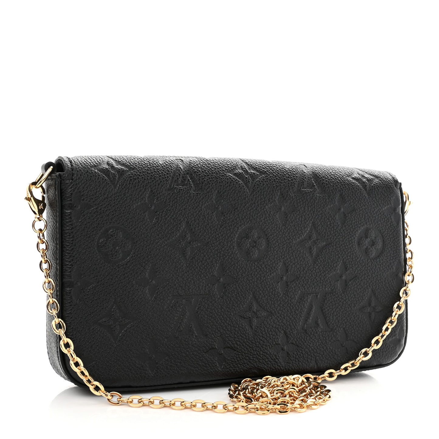 Empreinte Pochette Felicie Chain Wallet Black