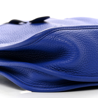 Hermes Amazone Evelyne III PM Bleu Electrique Black 10 of 11