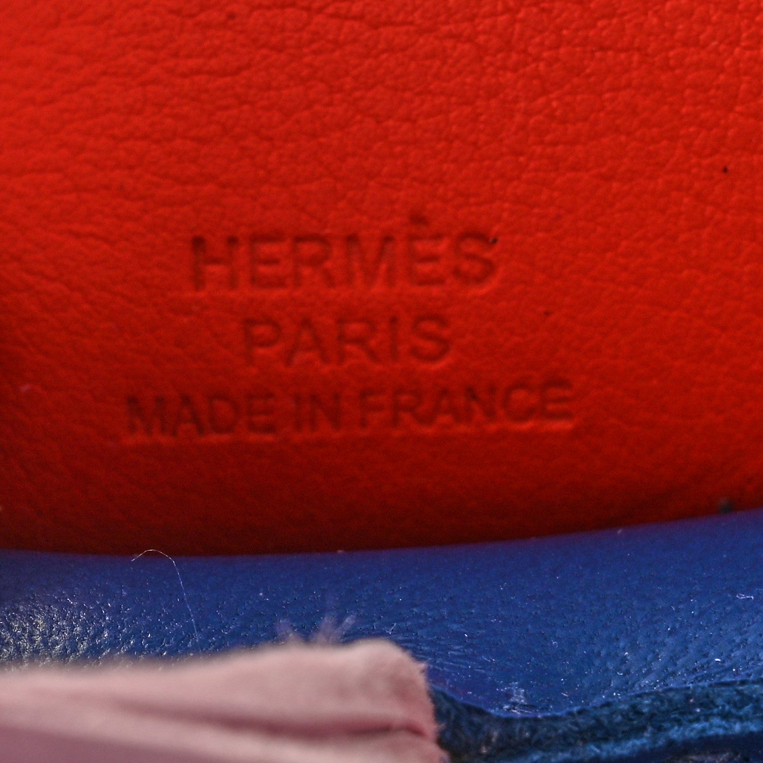 Hermes Milo Lambskin Grigri Rodeo Pegase Horse Bag Charm MM Bleu France Mauve Sylvestre Capucine 3 of 5
