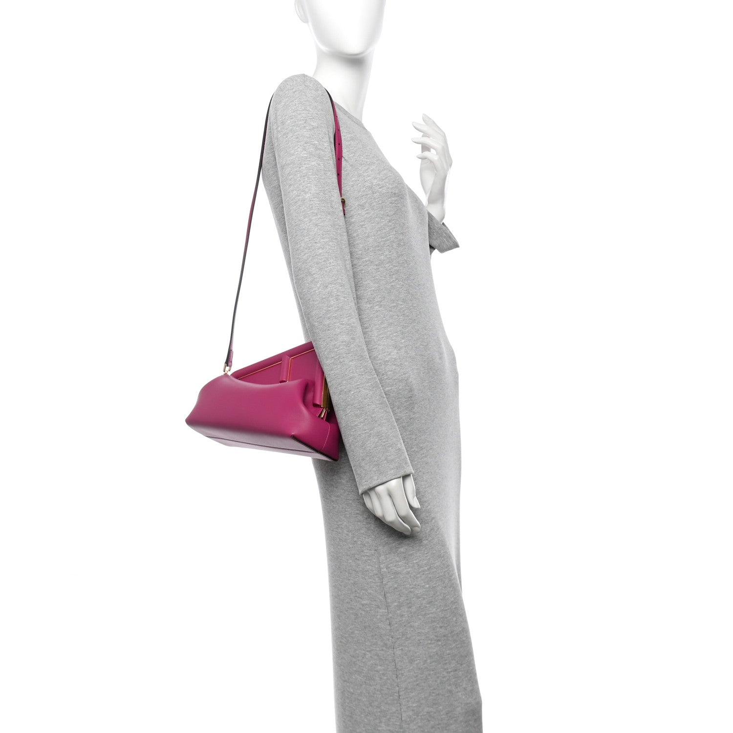 Fendi Shiny Nappa Midi Fendi First Ciclamino Pilar 2 of 10