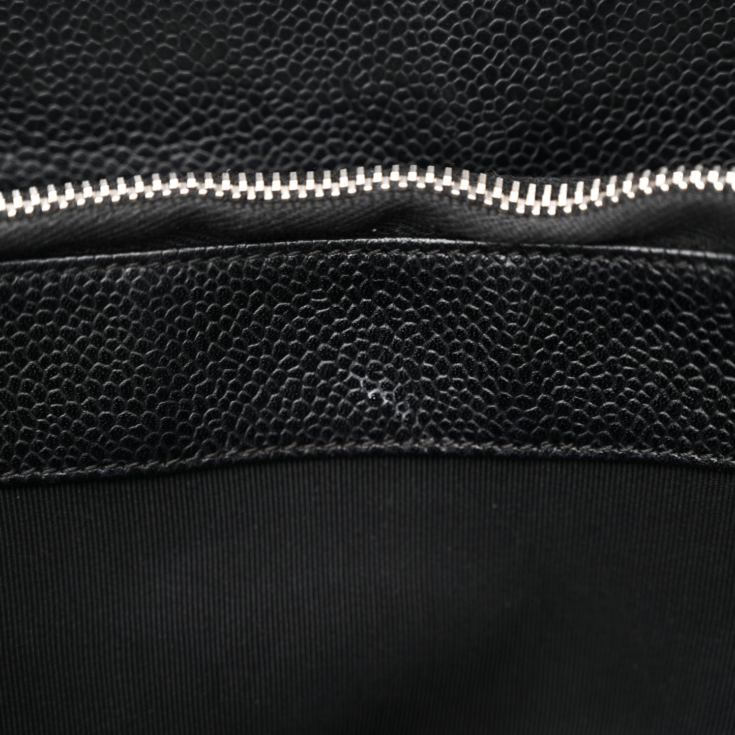 Caviar Quilted Grand Shopping Tote GST Black