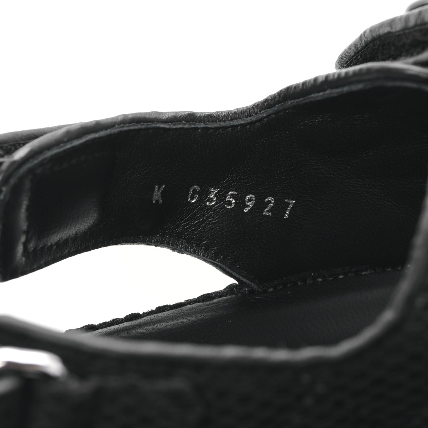 Fabric Velcro Dad Sandals 41.5 Black