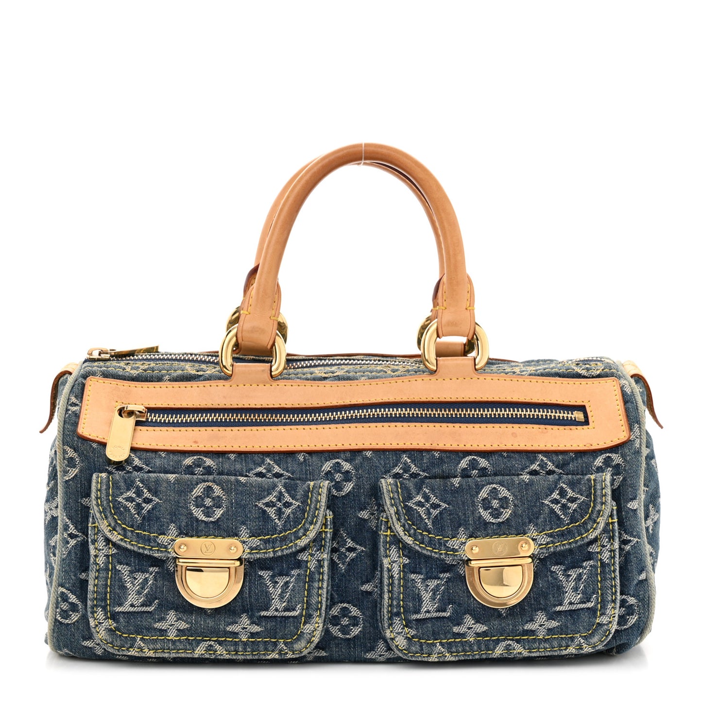 Monogram Denim Neo Speedy Blue