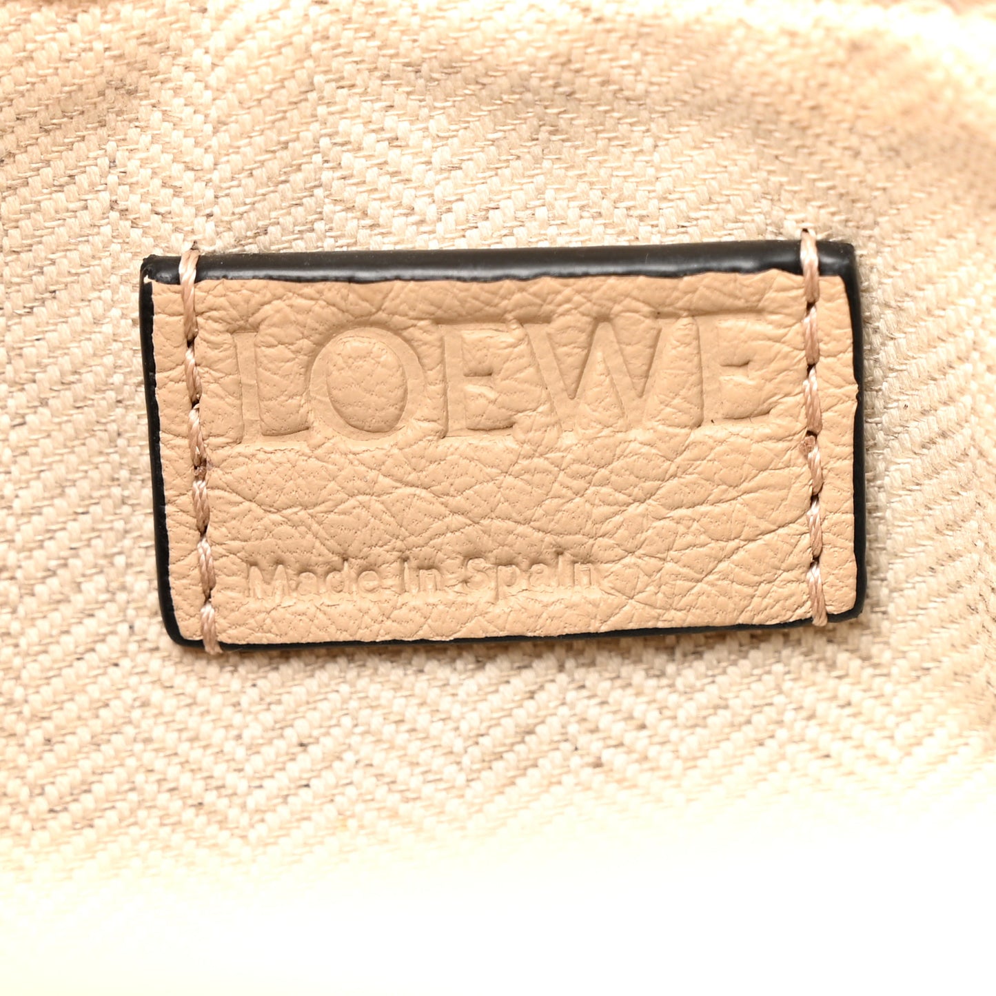 Calfskin Small Puzzle Bag Dusty Beige Soft White