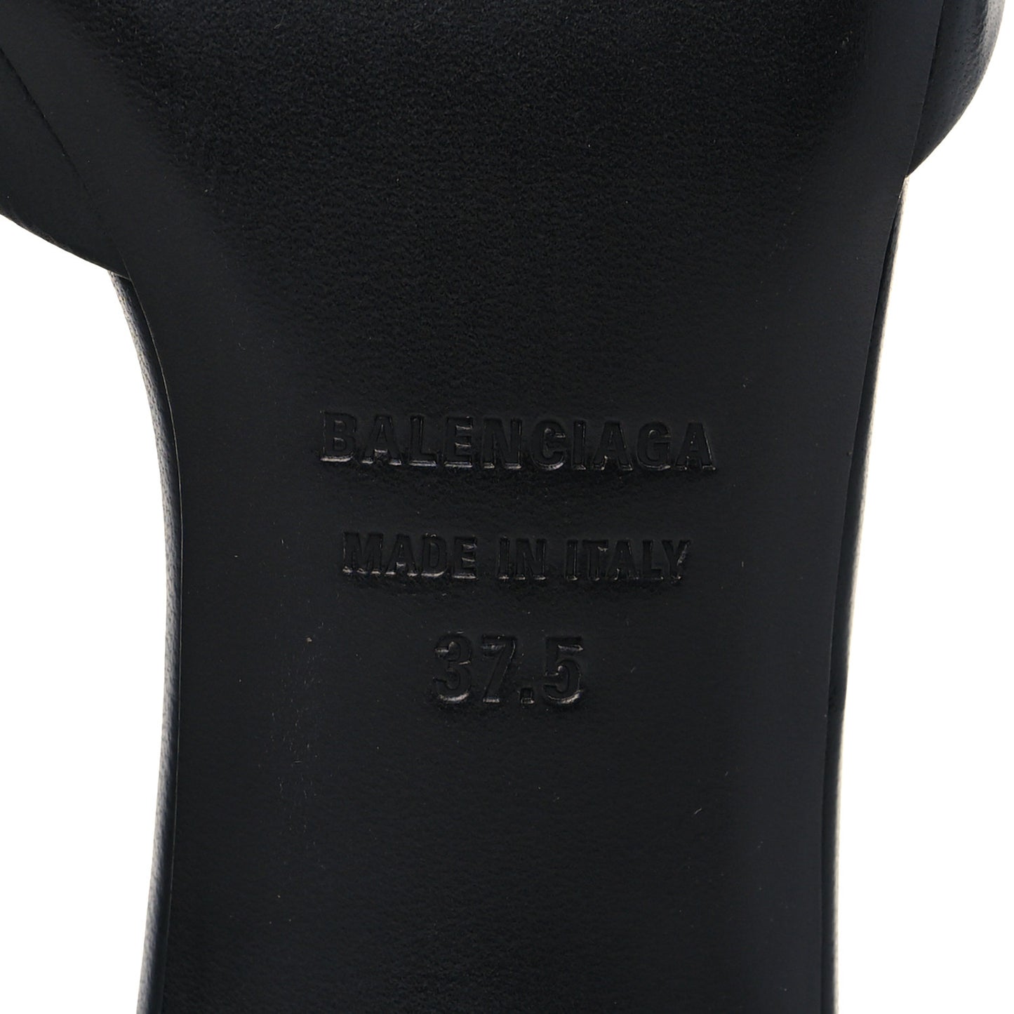Soft Nappa BB Square Knife Pointed Toe 40mm Mules 38 Black