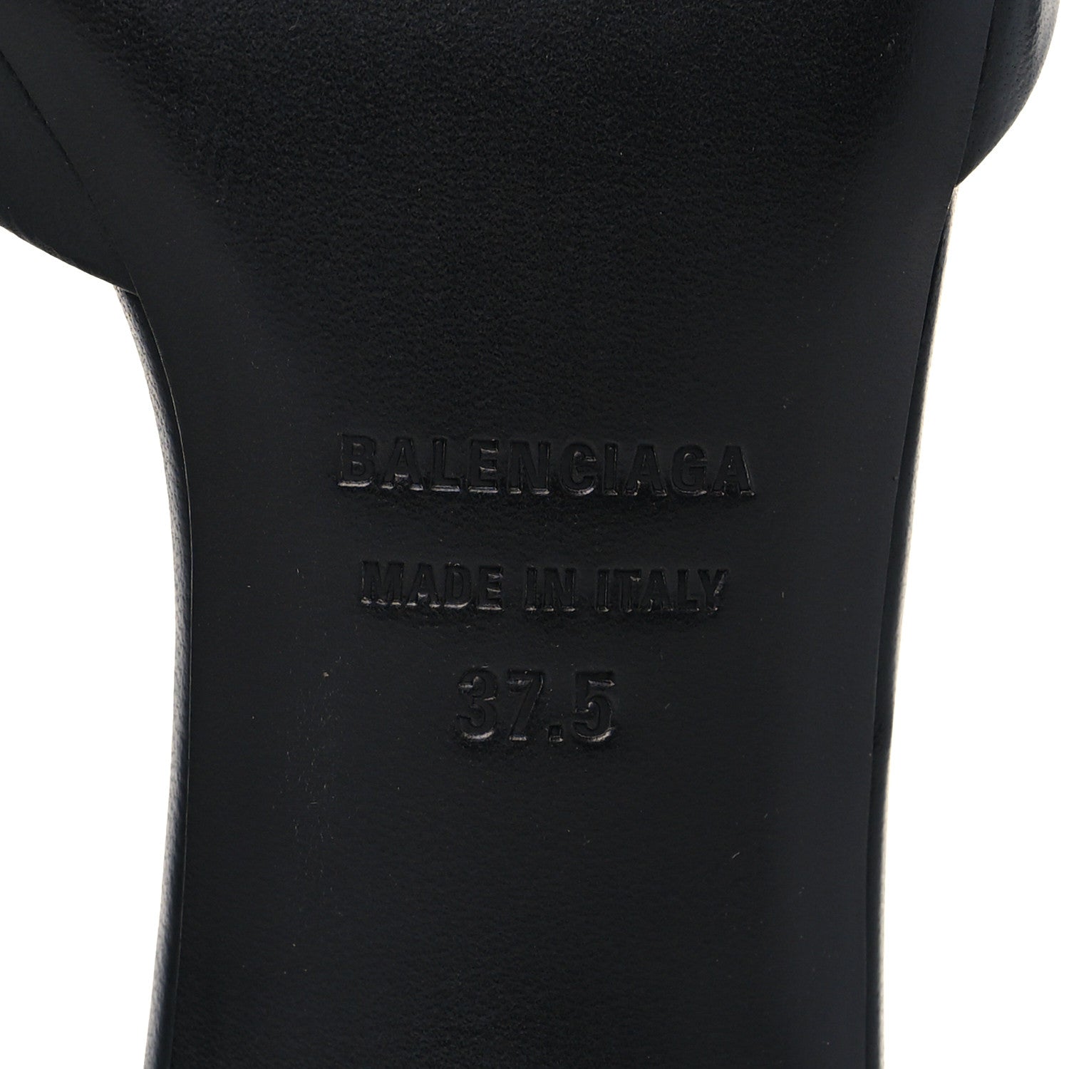 Balenciaga Soft Nappa BB Square Knife Pointed Toe 40mm Mules 38 Black 7 of 10
