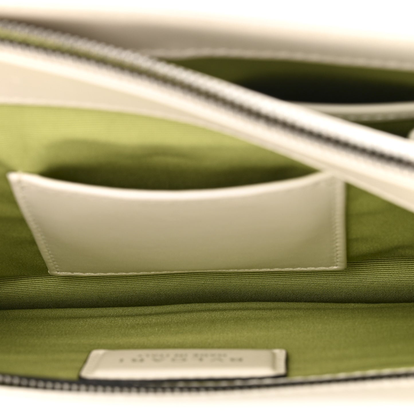 Calfskin Woven Chain Serpenti Forever Crossbody Bag White