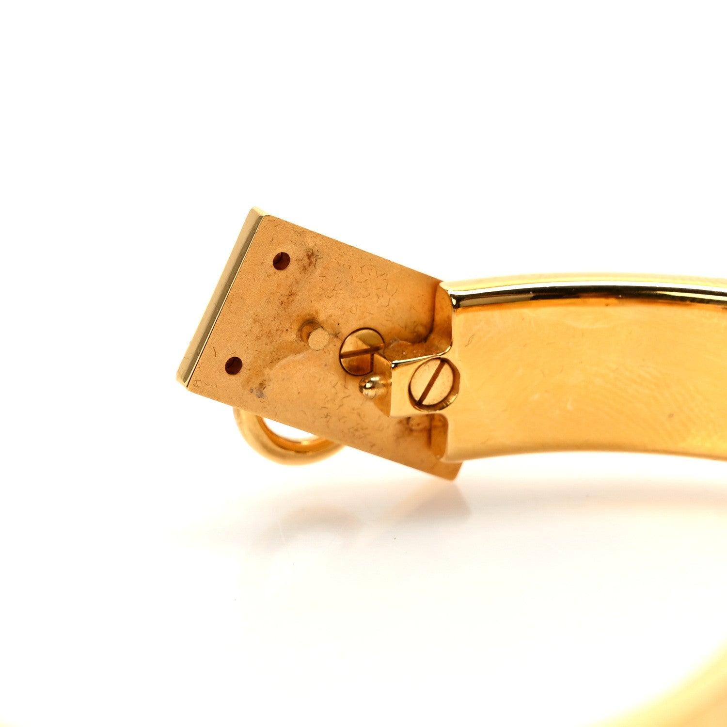 Hermes Enamel Clic Anneau Bracelet PM Orange 6 of 7