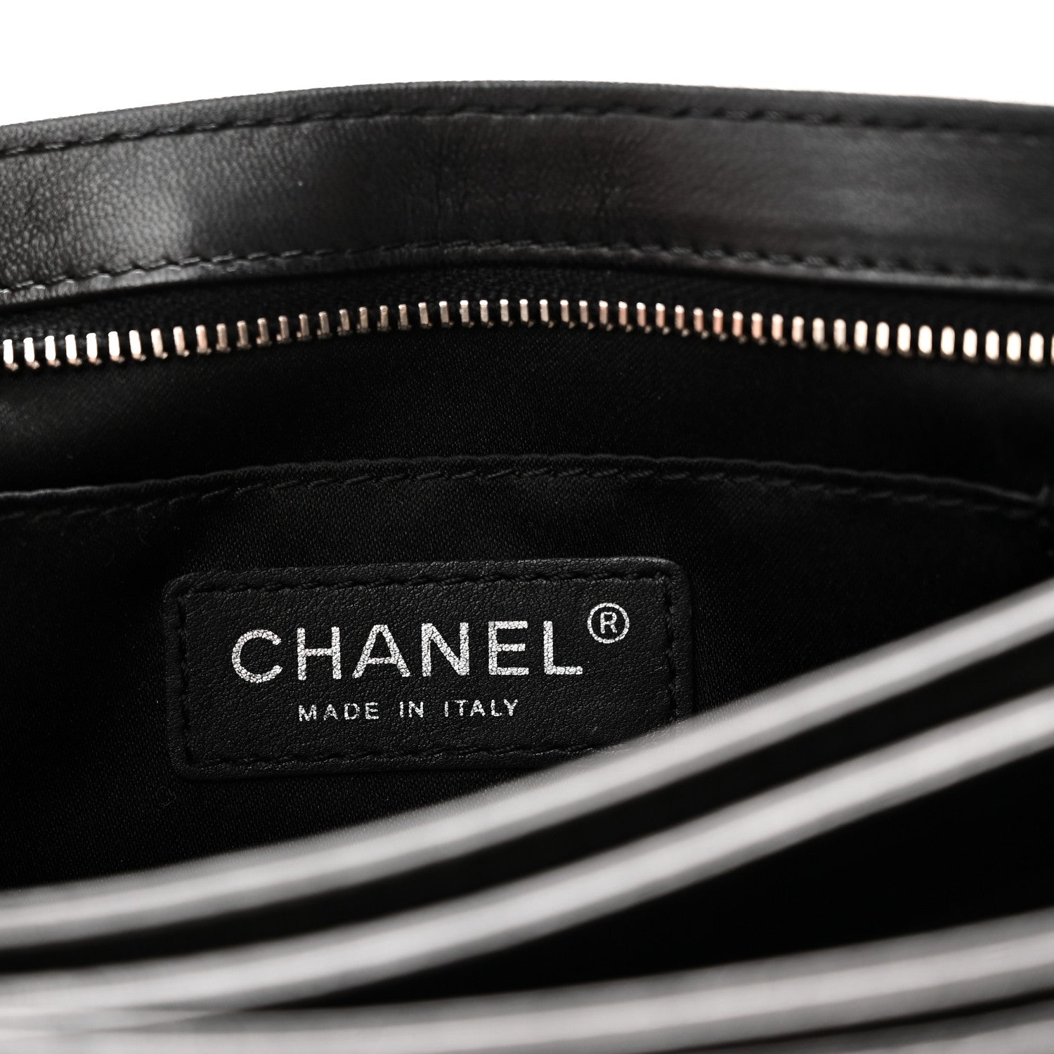Chanel Calfskin Medium Clam's Pocket Flap Black 6 of 10