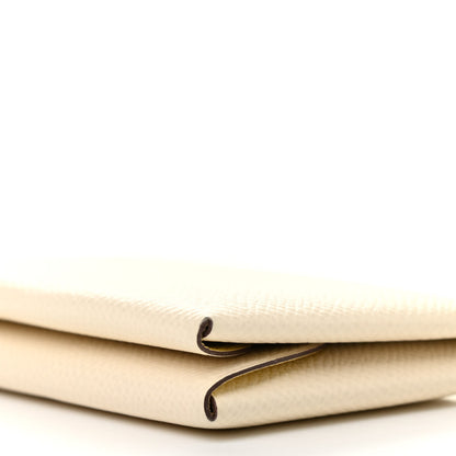Hermes Epsom Verso Calvi Duo Card Case Nata Jaune Poussin 8 of 10
