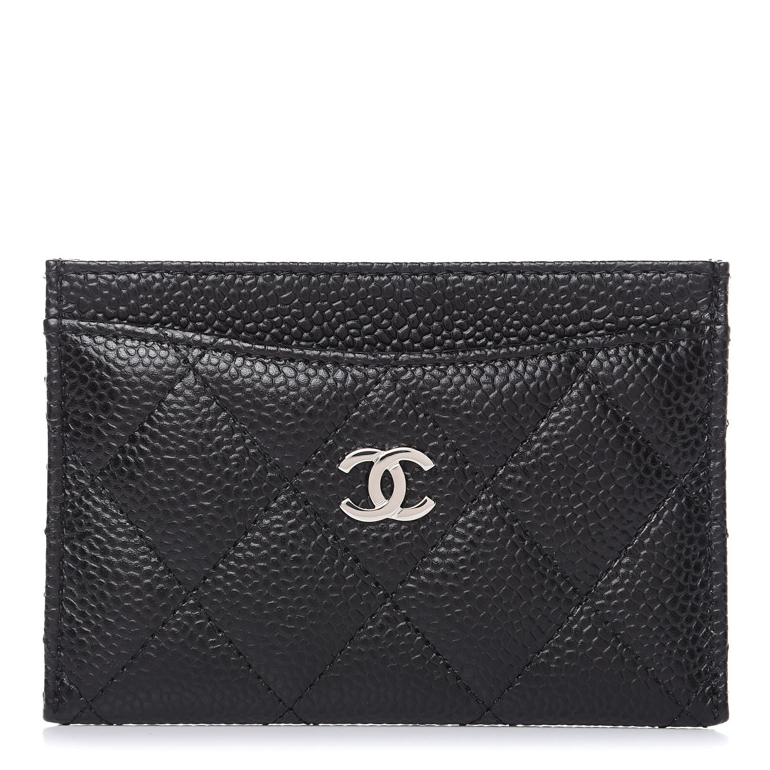 Chanel Caviar Quilted Card Holder Black 1 of 9