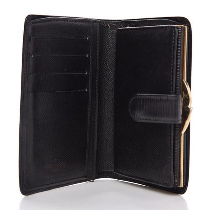 Louis Vuitton Epi French Purse Wallet Black 5 of 11