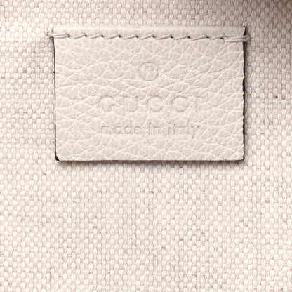 Gucci Grained Calfskin Logo Belt Bag White 6 of 12