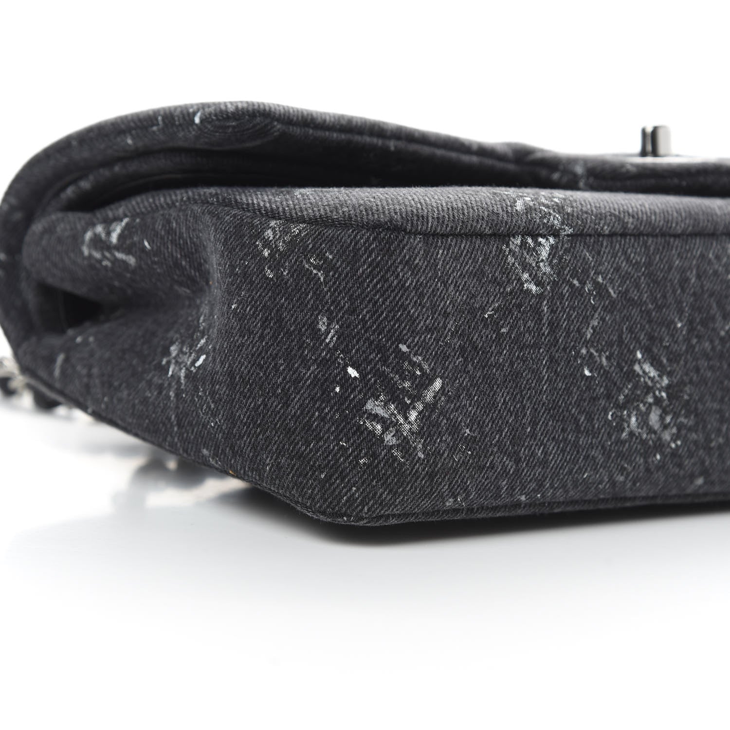 Chanel Denim Medium Double Flap Black 9 of 10