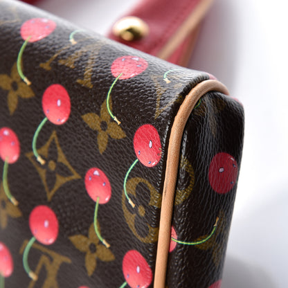Louis Vuitton Monogram Cerises Lizard Sac Fermoir GM 14 of 14