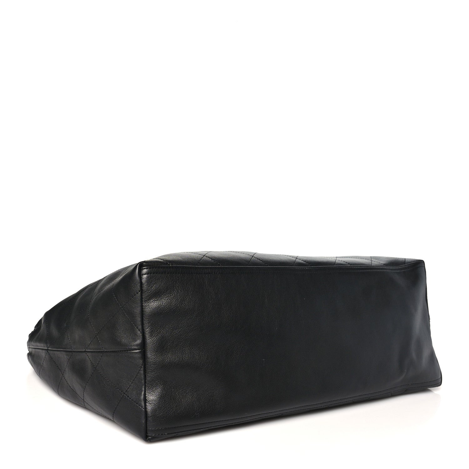 Chanel Lambskin Quilted Neo Cabas Shopping Tote Black 5 of 12