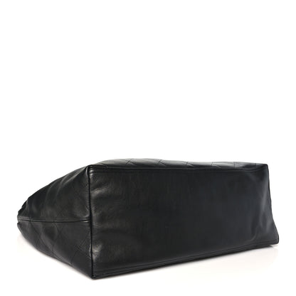 Chanel Lambskin Quilted Neo Cabas Shopping Tote Black 5 of 12