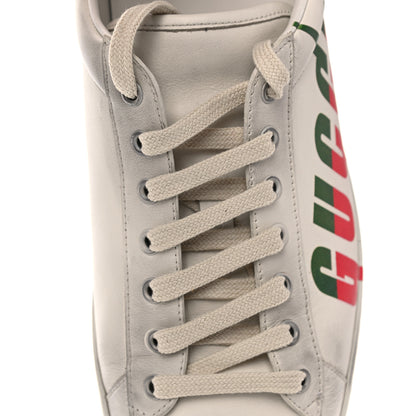 Gucci Distressed Calfskin Mens Ace Blade Sneakers 11 White 14 of 23
