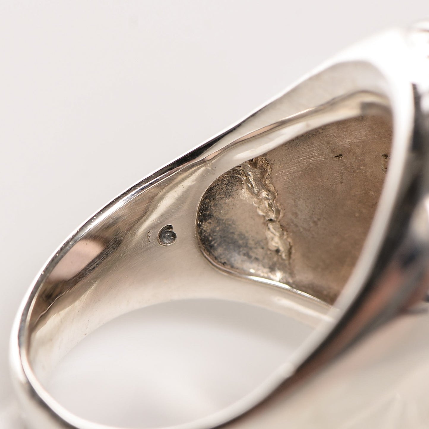 Sterling Silver Diamond Rose Quartz 21mm Albion Statement Ring 58 8.25
