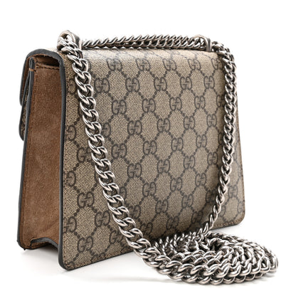 Gucci GG Supreme Monogram Mini Dionysus Shoulder Bag Taupe 2 of 11