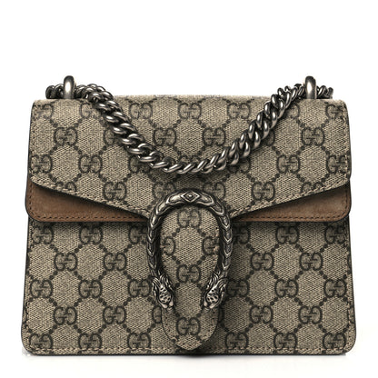 Gucci GG Supreme Monogram Mini Dionysus Shoulder Bag Taupe 1 of 10