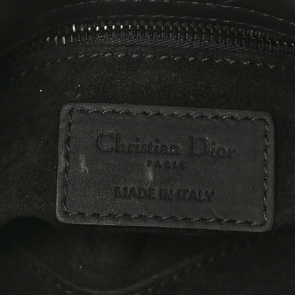 Christian Dior Ultra Matte Calfskin Cannage Mini Lady Dior Black 6 of 9
