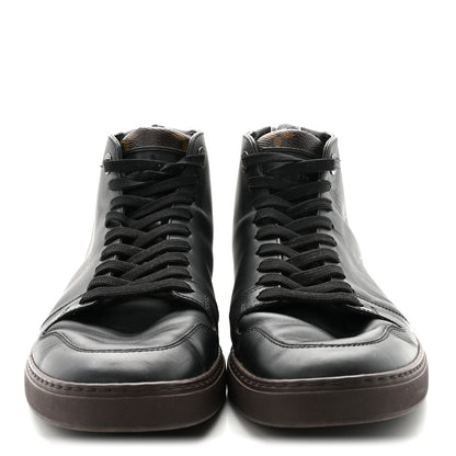 Louis Vuitton Calfskin Monogram Line-Up Sneaker Boot 6 Black 3 of 9