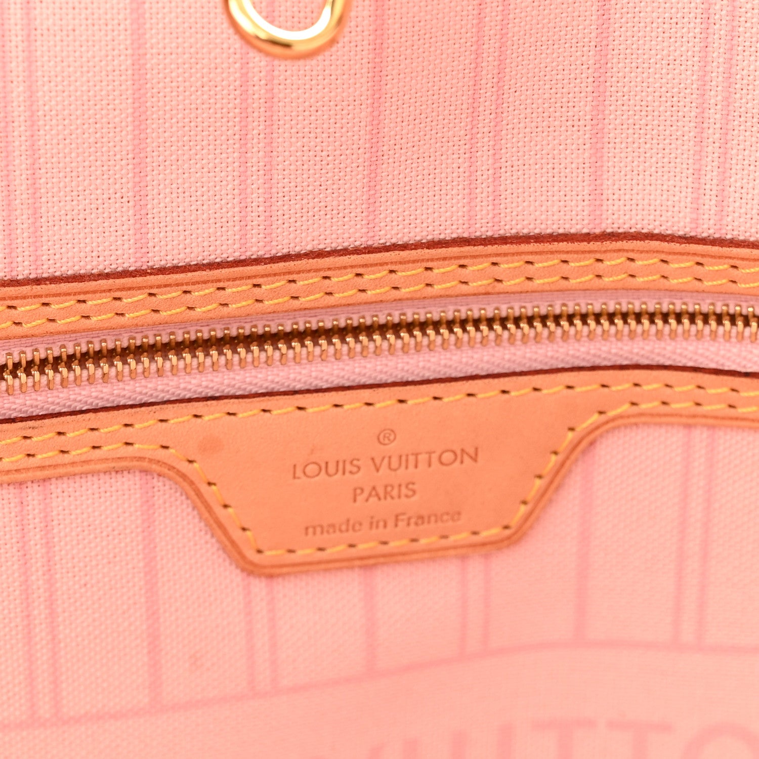 Louis Vuitton Damier Azur Neo Neverfull MM Rose Ballerine 6 of 11